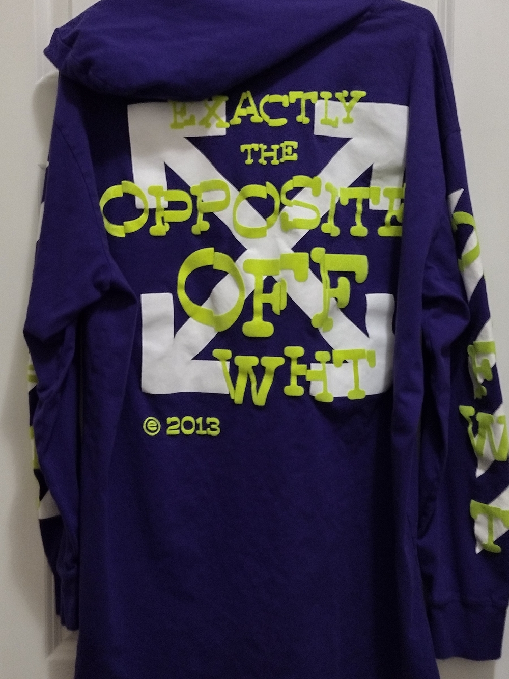 Off-White Opposite Arrow boxy hoodie Large